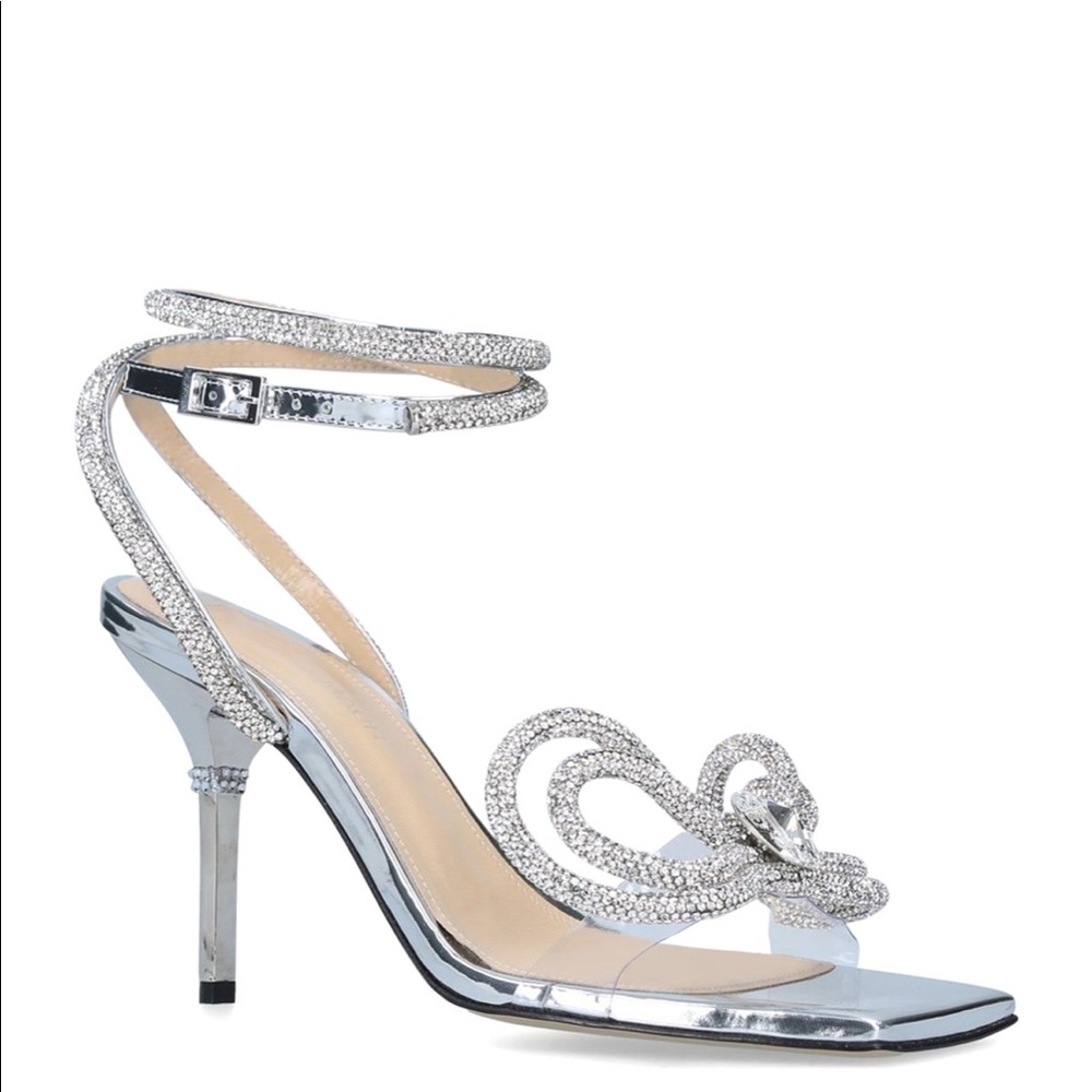 Mach&Mach Pvc Crystal Bow Heel - image 2